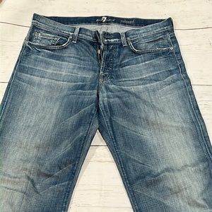 7 for all mankind mens relaxed blue jeans